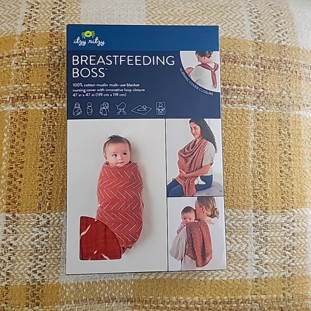 Itzy ritzy Breastfeeding Boss Muslim cloth mutli use blanket
